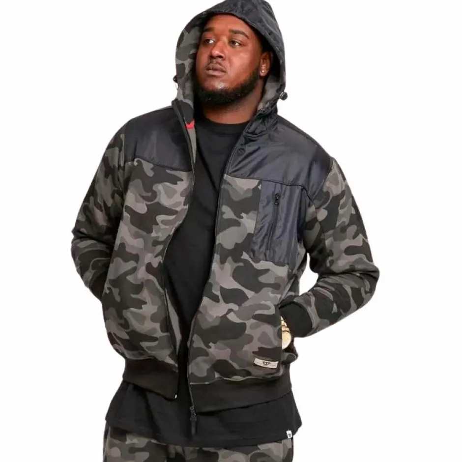 Discount D555 Grendon Herre Cardigan Plus Size - Camo