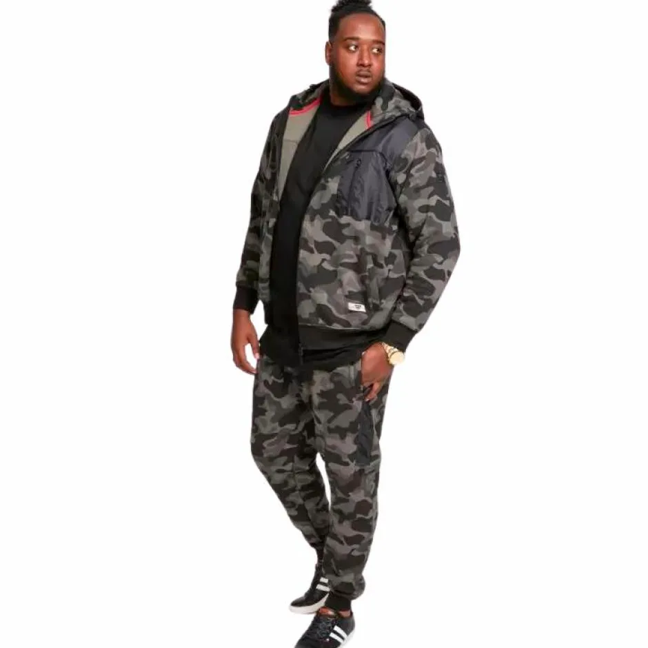 Discount D555 Grendon Herre Cardigan Plus Size - Camo