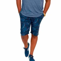 Sale D555 Herre Shorts Plus Size - Navy