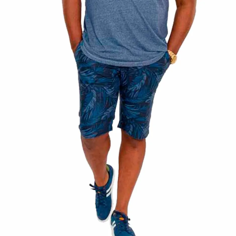 Sale D555 Herre Shorts Plus Size - Navy