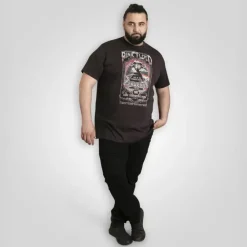 Best D555 Herre T-shirt - Washed Black