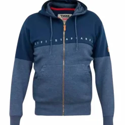 Best D555 Moreton Herre Cardigan Plus Size - Denim Marl/Navy