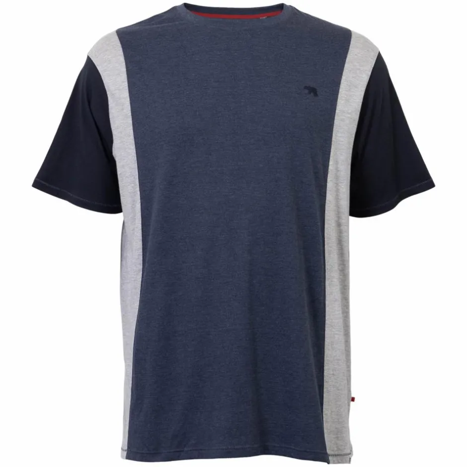 Discount D555 Neath Herre T-shirt - Denim Marl