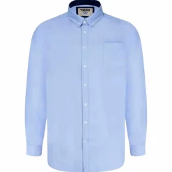 Sale D555 Richard Herre Skjorte Plus Size - Sky Blue