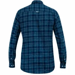 Clearance D555 Sonny Herre Skjorte Plus Size - Navy Check