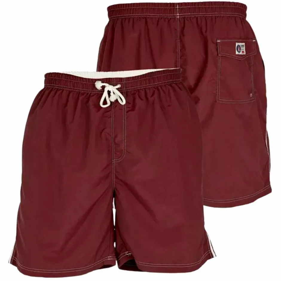 New D555 Yarrow Herre Badeshorts Plus Size - Burgundy