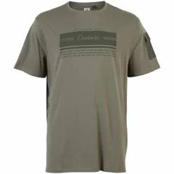 Hot D555 Yarwell Herre T-shirt Plus Size - Khaki