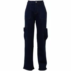 Outlet NN Dame Cargobukser - Denim