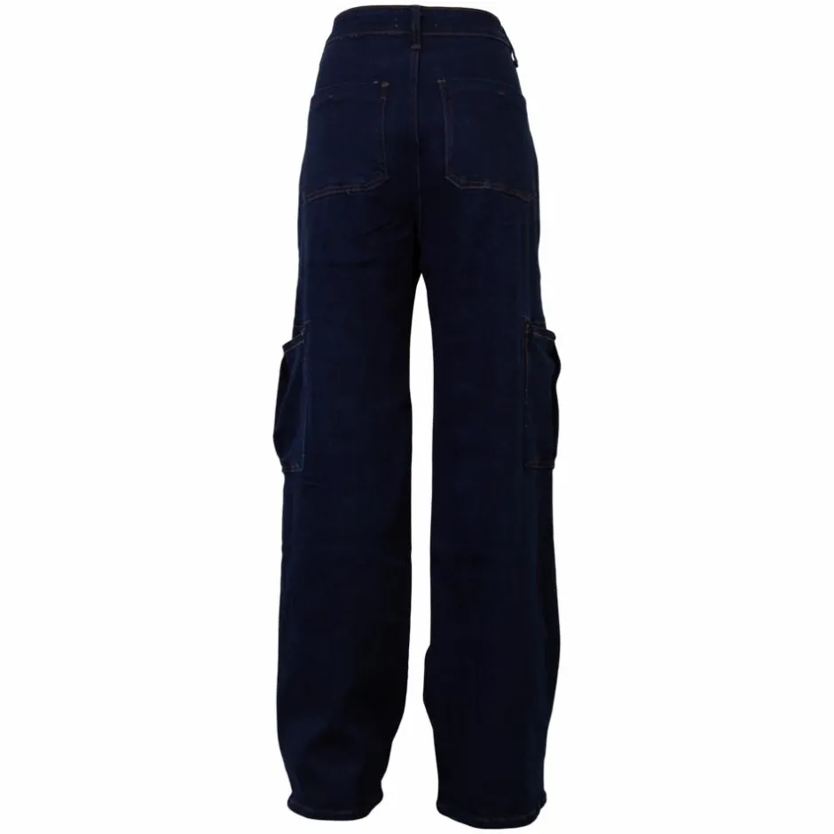 Outlet NN Dame Cargobukser - Denim