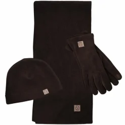 NN Dame Hue og vanter - Brown