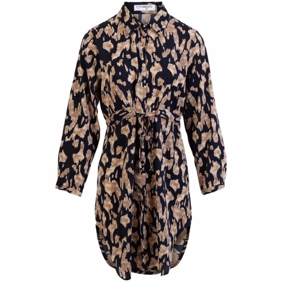 NN Dame Kjole Plus Size - Beige