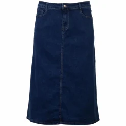 New NN Dame Nederdel - Denim