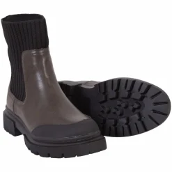 Clearance NN Dame Støvler - Khaki/Sort