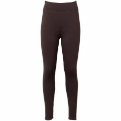 Outlet NN Dame Termoleggings m. for - Mørkebrun