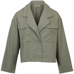 Discount NN Dame Trenchcoat - Lysegrøn