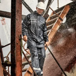 Clearance Elka Dry Zone Unisex Regnjakke - Oliven