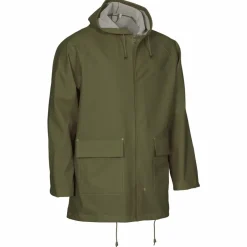 Clearance Elka Elements Unisex Regnjakke - Oliven