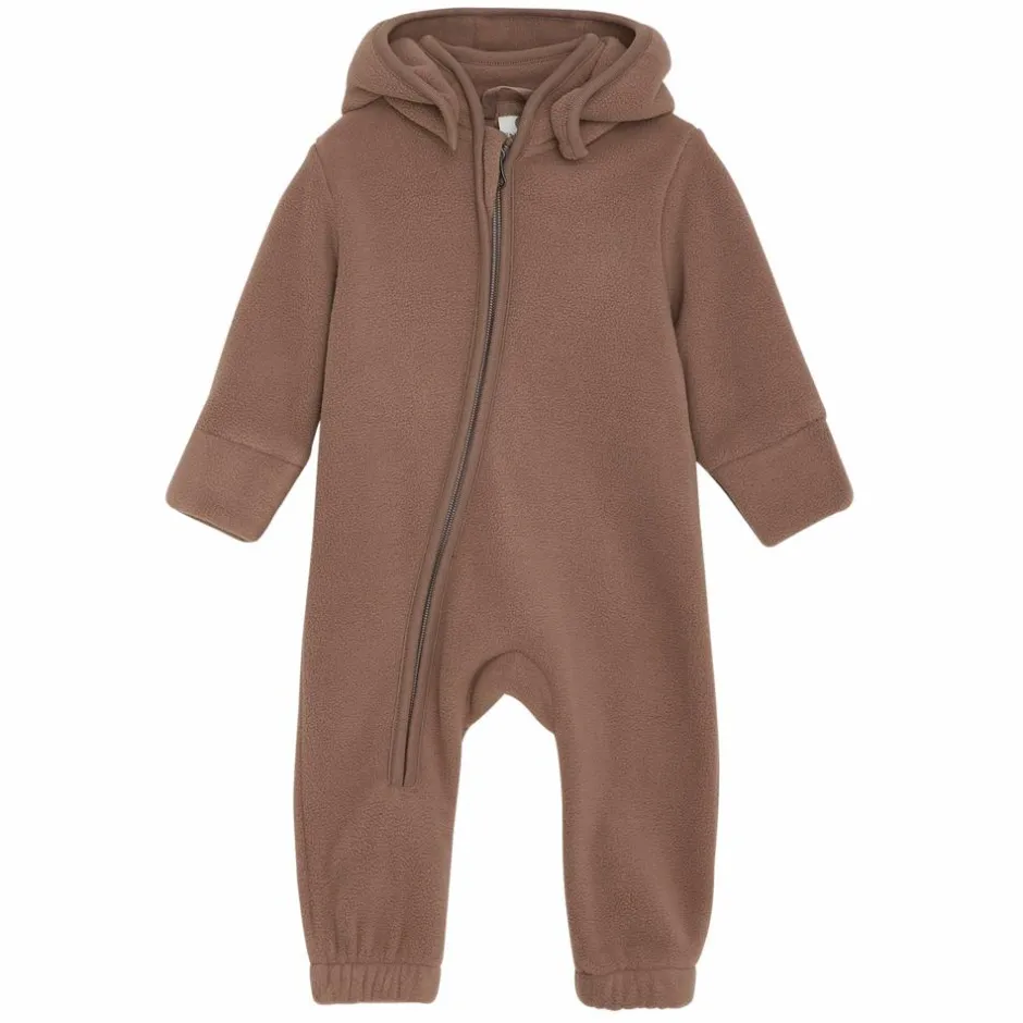 Discount En Fant Børne Fleecedragt - Coca Mocha