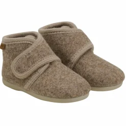 Discount En Fant Børne Hjemmesko i uld - Walnut Melange