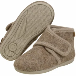 Discount En Fant Børne Hjemmesko i uld - Walnut Melange