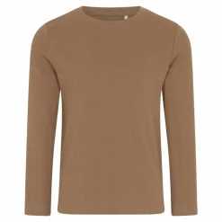 Best En Fant Børne Langærmet t-shirt i økologisk bomuld - Coca Mocha