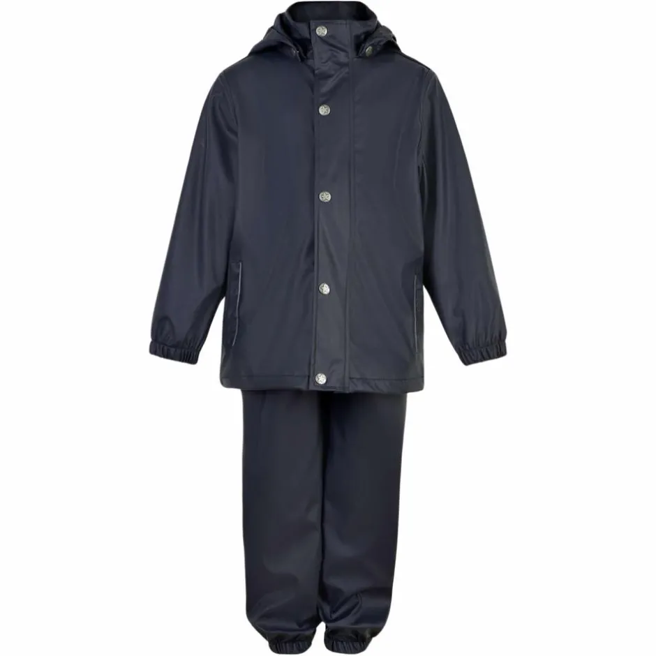 Outlet En Fant Børne Regnsæt - Blue Night