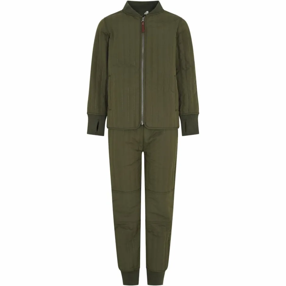 Outlet En Fant Børne Termosæt m. BIONIC-FINISH® ECO coating - Ivy Green