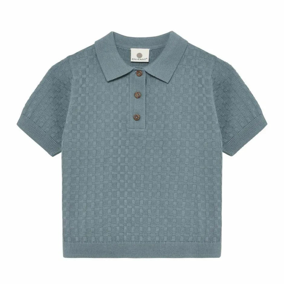 Discount En Fant Drenge Polo i økologisk bomuld - Citadel