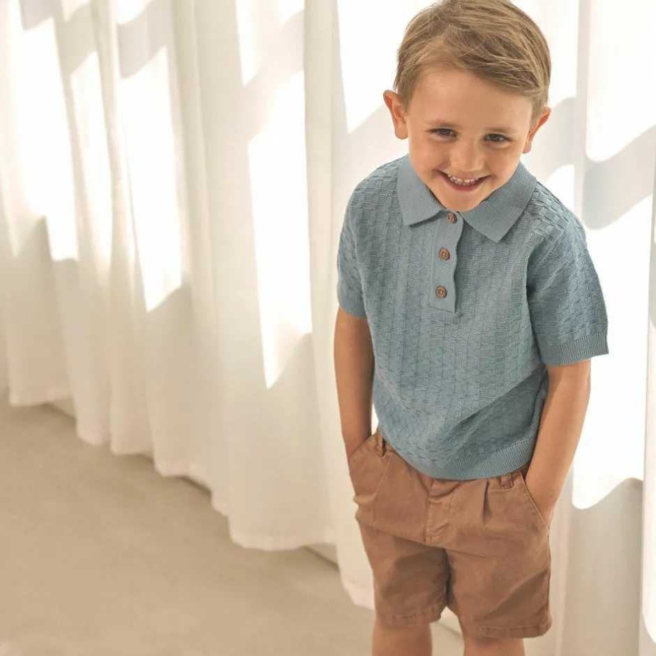 Discount En Fant Drenge Polo i økologisk bomuld - Citadel