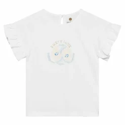 Hot En Fant Pige Bluse i økologisk bomuld - Egret