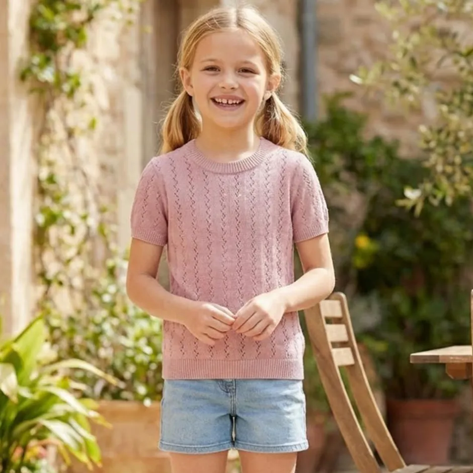 Discount En Fant Pige Bluse i økologisk bomuld - Zephyr