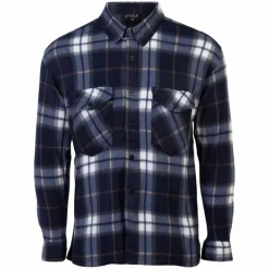 Sale Etoile Herre Skjorte - Farve 5 Navy/Sand