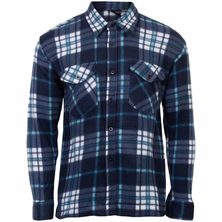 Best Etoile Herre Skjorte - Farve 14 Navy/Turkis