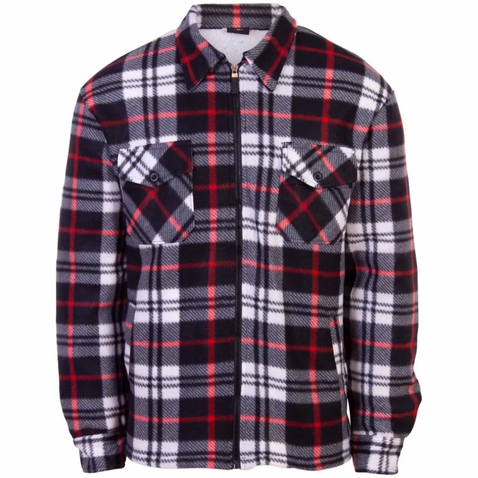 Discount Etoile Herre Skjorte m. for - Farve 6 Rød/Hvid/Sort