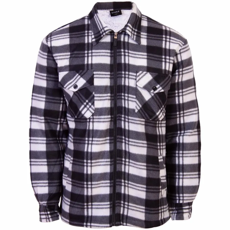 New Etoile Herre Skjorte m. for - Farve 7 Sort/Hvid