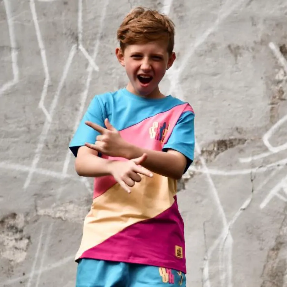 New FirstGrade Morten Münster - Ohøj Twister Drenge T-shirt - Mix