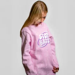 Sale FirstGrade Naja Münster - Stop Hate Pige Sweatkjole - Lyserød
