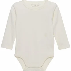 Clearance Fixoni Baby Body i økologisk bomuld - Marshmallow