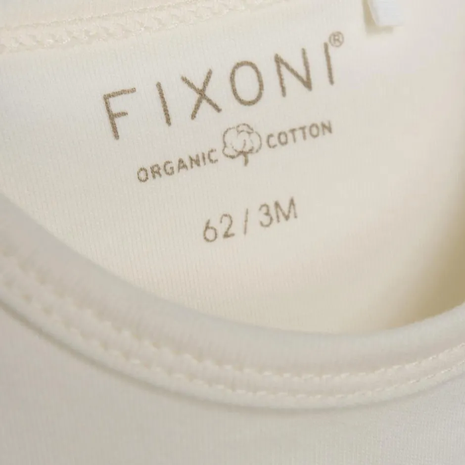 Clearance Fixoni Baby Body i økologisk bomuld - Marshmallow