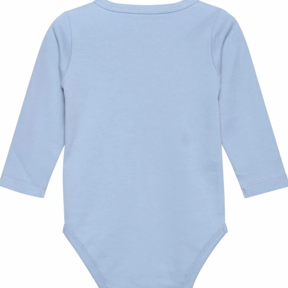 Clearance Fixoni Baby Body i økologisk bomuld - Ashley Blue