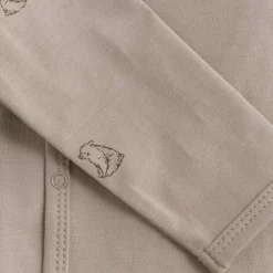 Discount Fixoni Baby Body i økologisk bomuld - Mocha Meringue