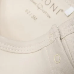 Clearance Fixoni Baby Body i økologisk bomuld - Oatmeal