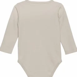 Clearance Fixoni Baby Body i økologisk bomuld - Oatmeal