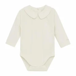 Fixoni Baby Body i økologisk bomuld - Eggnog