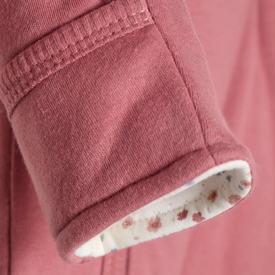 New Fixoni Baby Heldragt i økologisk bomuld - Withered Rose