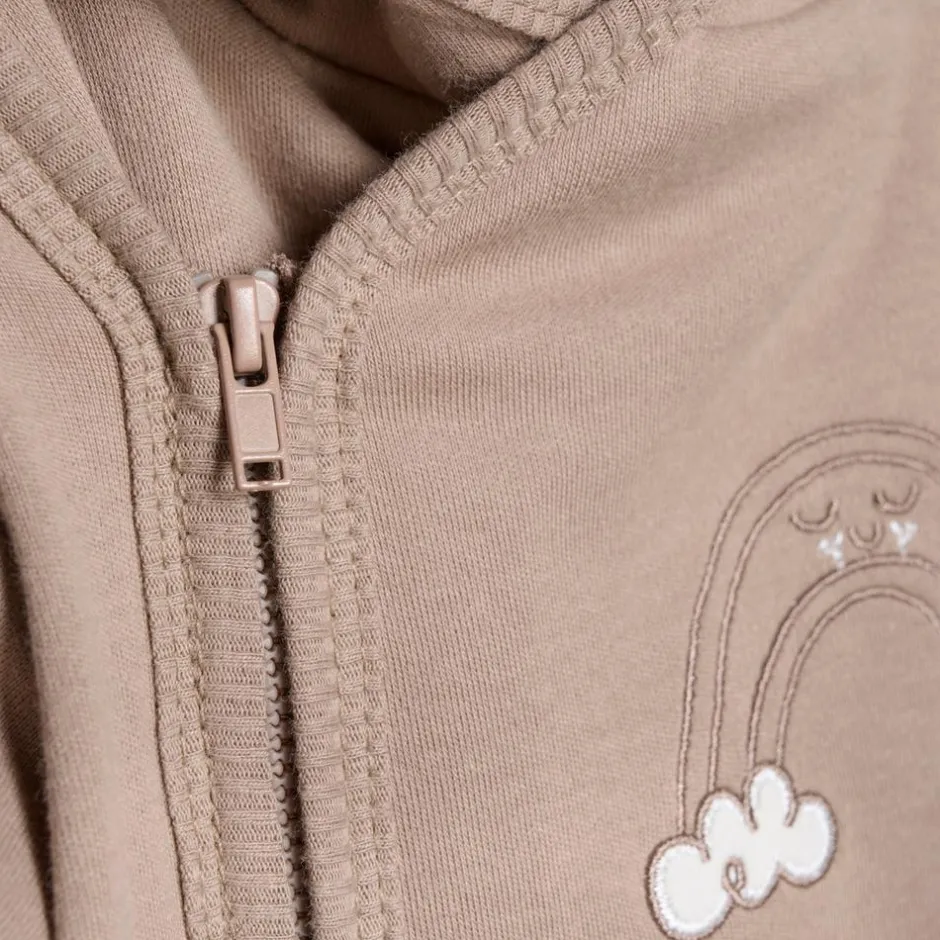 Sale Fixoni Baby Heldragt i økologisk bomuld - Dune