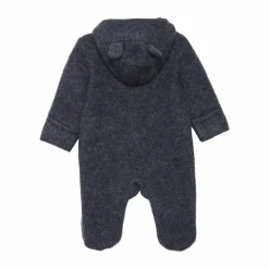 Fixoni Baby Heldragt i merinould - Dark Grey Melange