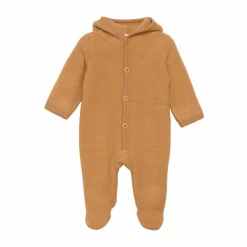 Discount Fixoni Baby Heldragt i merinould - Brown Sugar