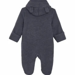 Clearance Fixoni Baby Heldragt i merinould - Odyssey Gray Melange