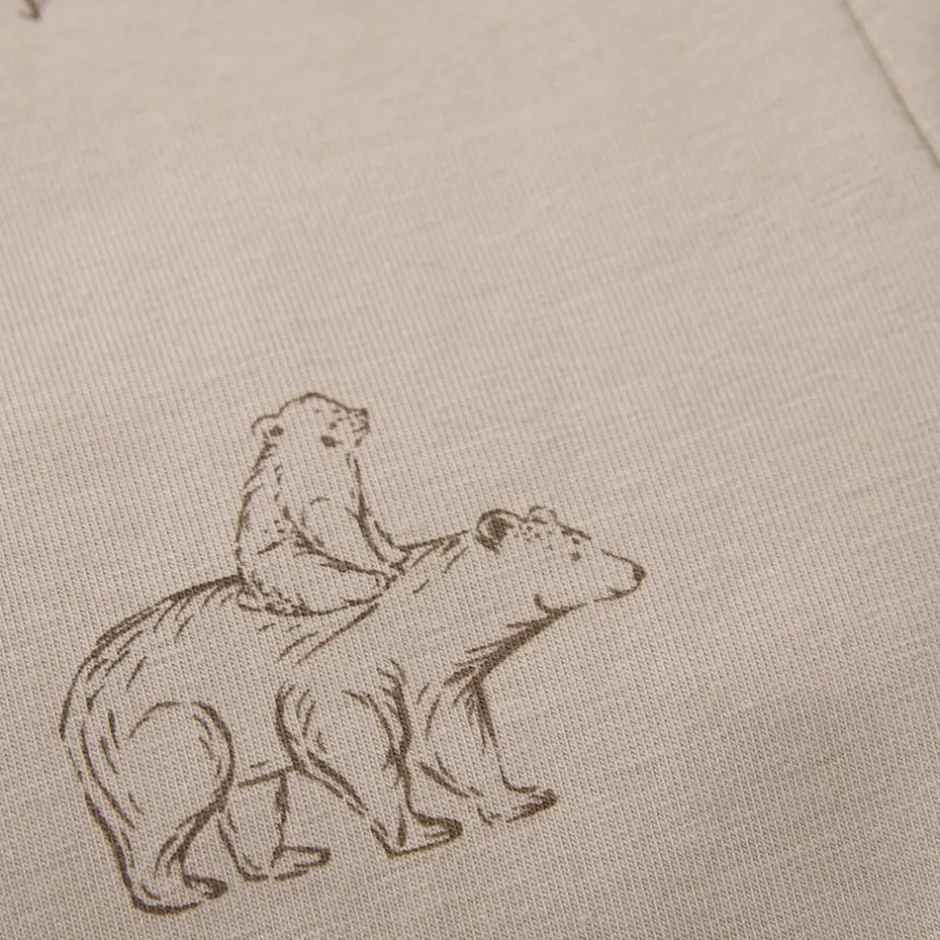 Fixoni Baby Leggings i økologisk bomuld - Mocha Meringue